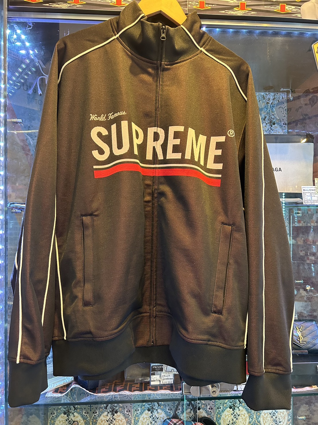 Supreme World Famous Track Jacket XXL